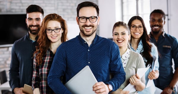 portrait-of-successful-business-team-posing-in-office-picture-id998453038