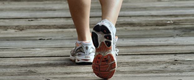 wellness-walking-shoes-on-boardwalk